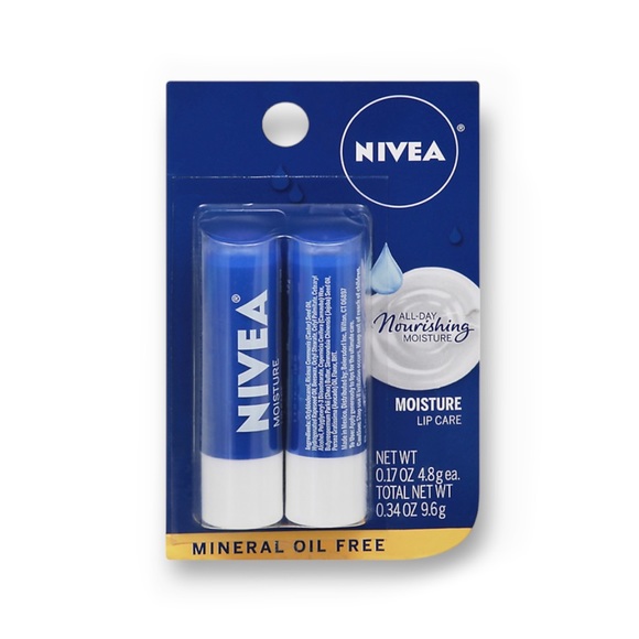3/$15 🌸 2 Pack Nivea All Day Nourishing Moisture Lip Care Lip Balm Chapstick - Picture 1 of 4
